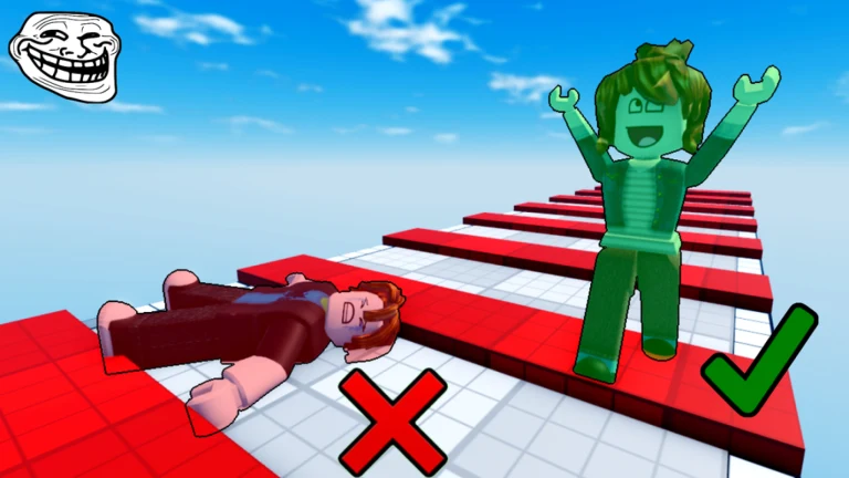 TROLL OBBY Roblox gameplay by Dev_dev Games